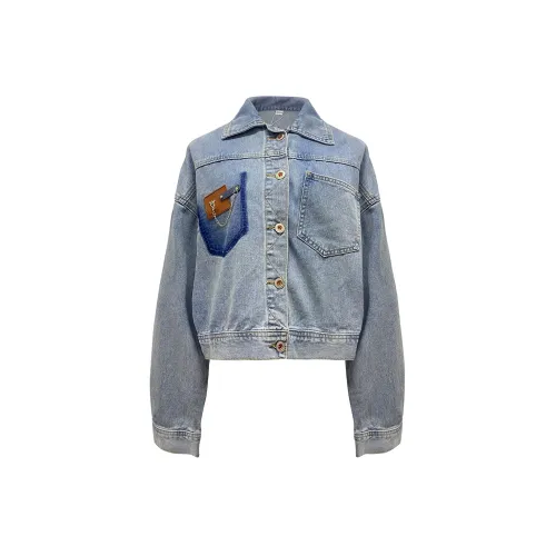 FOREVER 21 Denim Jackets Women's Denim Blue