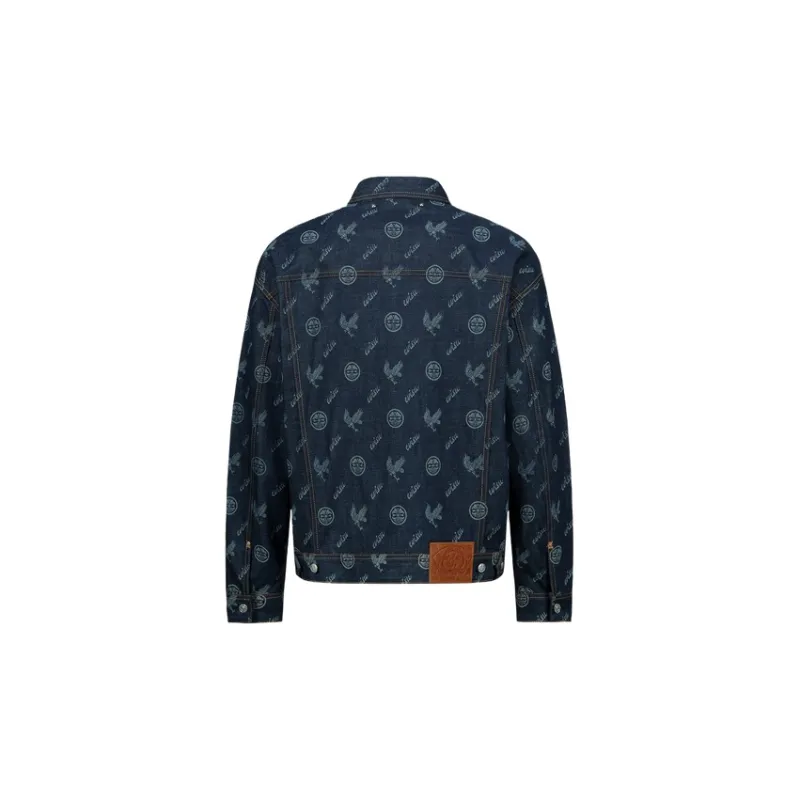 EVISU Denim Jackets Men Denim Blue-1