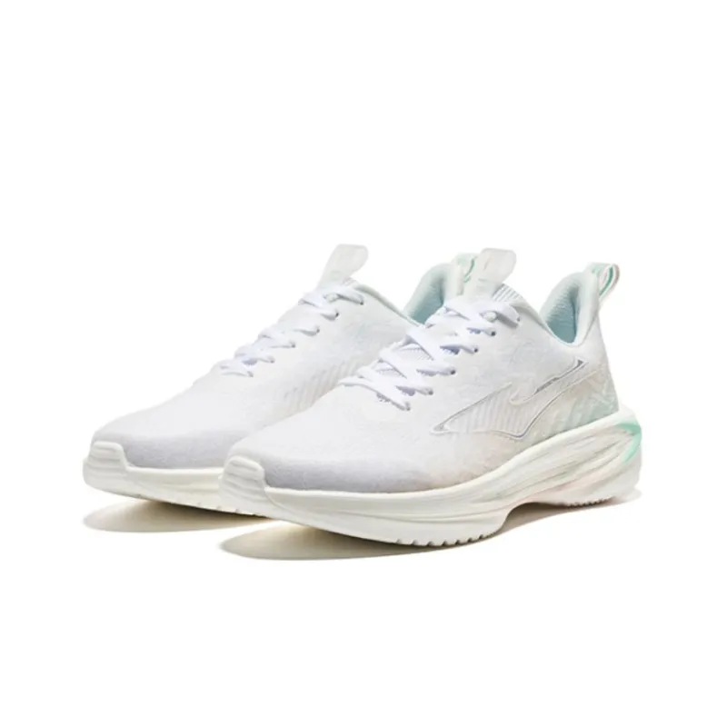 Erke Light Cloud Cushioning Anti Slip And Wear Resistant Low Top Casual Running Shoes Women's Purple Green-1