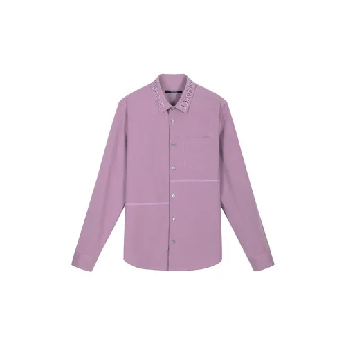 DAVID NAMAN Shirts Unisex Purple