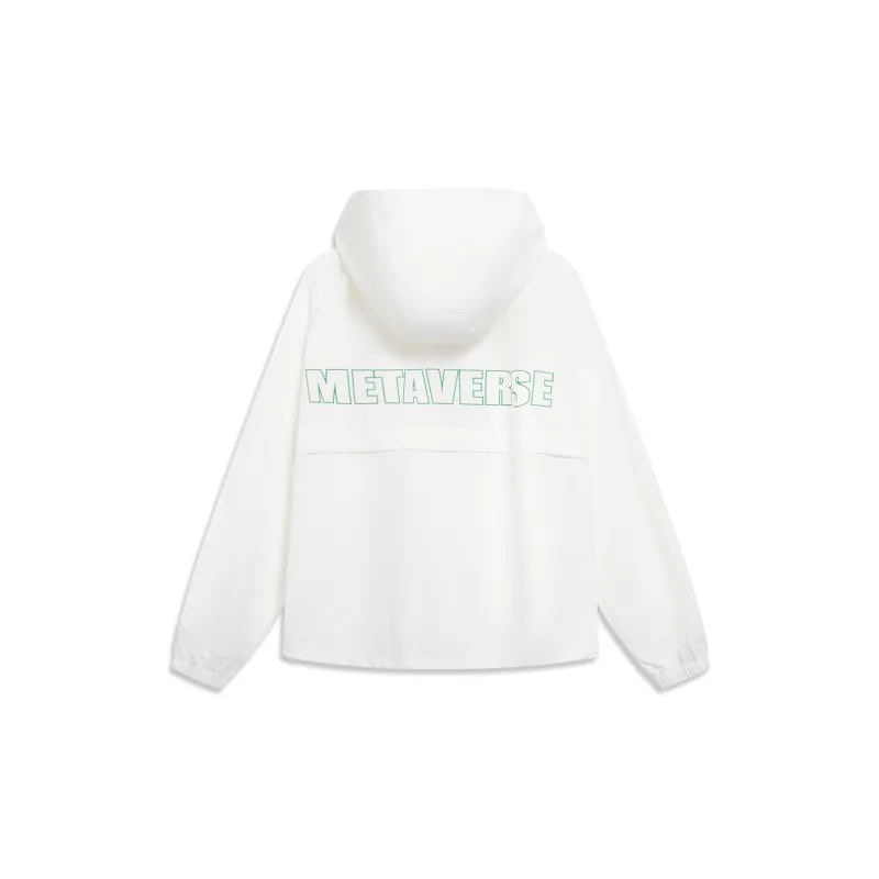 LiNing CF Tracing Jacket Unisex Champagne White-1