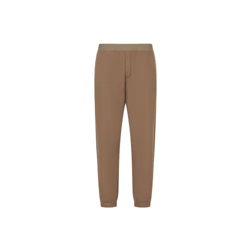 EMPORIO ARMANI Knitted Sweatpants Men Brown