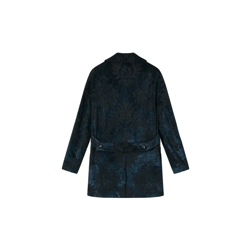 DAVID NAMAN Coats Men Aqua Blue-1
