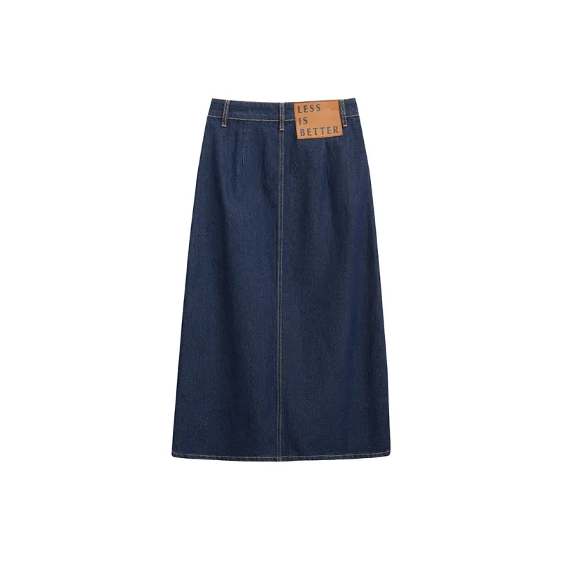 AMII Denim Long Skirts Women's-1