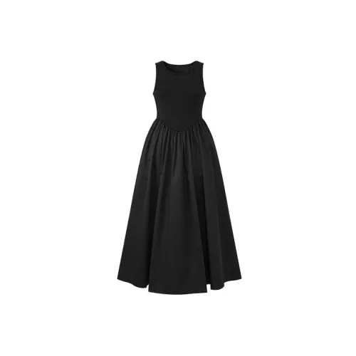 PEACEBIRD Sleeveless Dresses Women's Black