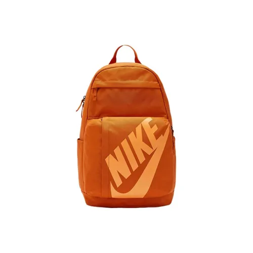 Nike Polyester Backpack Regular Unisex Orange