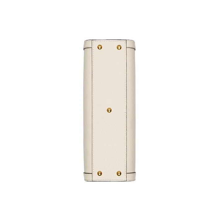 GUCCI Diana Leather Portable Crossbody Bag Shoulder Bag Small Size Women's White-7