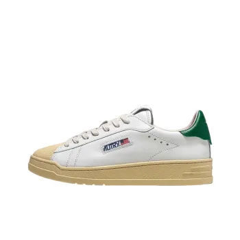AUTRY Bob Lutz Low Leather Sneakers 'White Green'