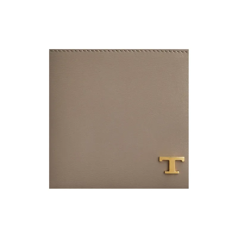 TOD'S Logo Plaque Bi-Fold Wallet-4