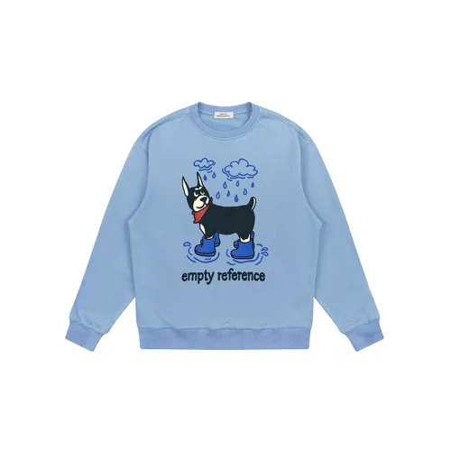 EMPTY REFERENCE Sweatshirts Unisex Blue