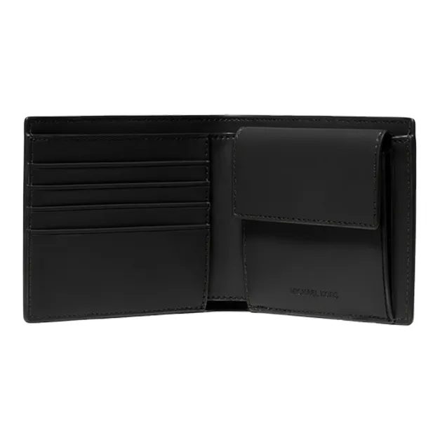 MICHAEL KORS MK Cooper Artificial Leather Wallet Large Size Men's Black-4