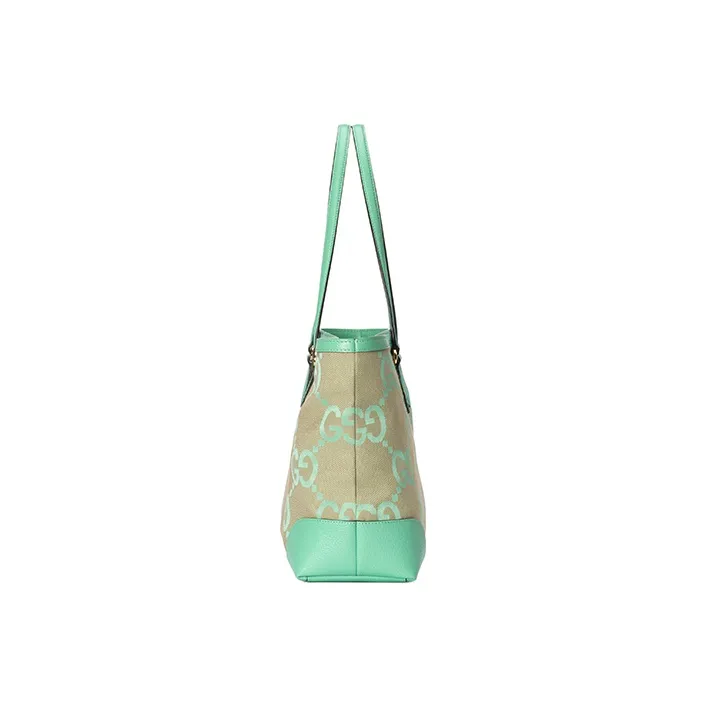 GUCCI Ophidia Canvas With Leather Tote Bag, Shopping Bag, Shoulder Bag, Handbag Medium Size Women's Green-2