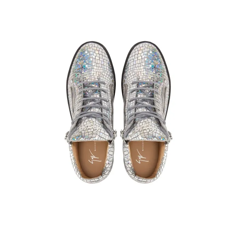 Giuseppe Zanotti Kriss Kaleido Metallic effect Sneakers-4