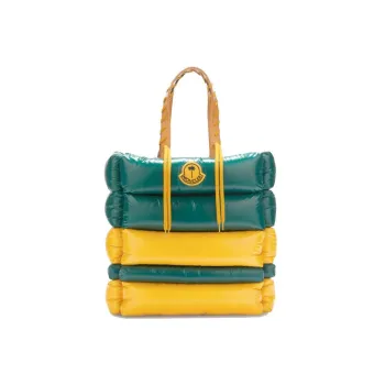 Moncler × PALM ANGELS Collaboration Handbag Women's Yellow Green