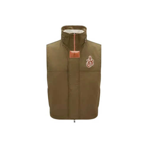 Jw Anderson Moncler X JW Anderson Vests Men Dark Green