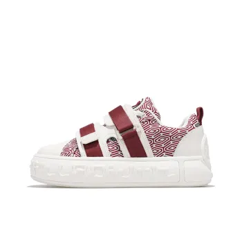 Palladium Skate Pallanote Low Top Skateboard Shoes Men's White Burgundy