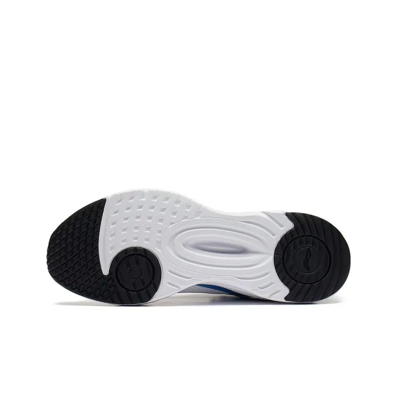 LiNing Liuyun Anti Slip Wear Resistant Low Top Sports Casual Shoes Men's White Blue-6