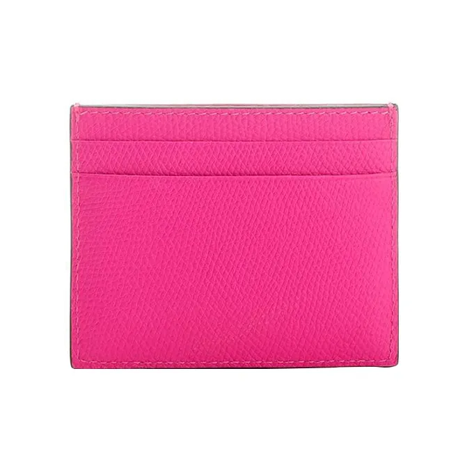 Valentino GARAVANI Calfskin Card Holder Women's Rose Pink-2