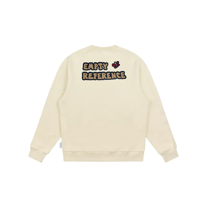 EMPTY REFERENCE Sweatshirt Unisex Ecru-1