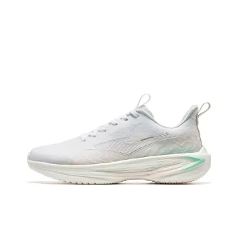 Erke Light Cloud Cushioning Anti Slip And Wear Resistant Low Top Casual Running Shoes Women's Purple Green