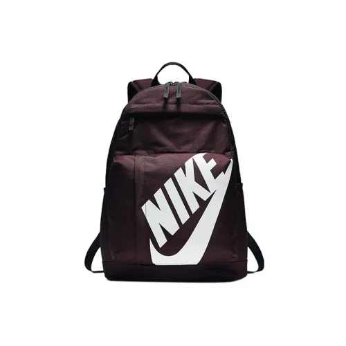 Nike Polyester Backpack Unisex Burgundy