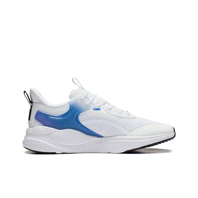 LiNing Liuyun Anti Slip Wear Resistant Low Top Sports Casual Shoes Men's White Blue-1
