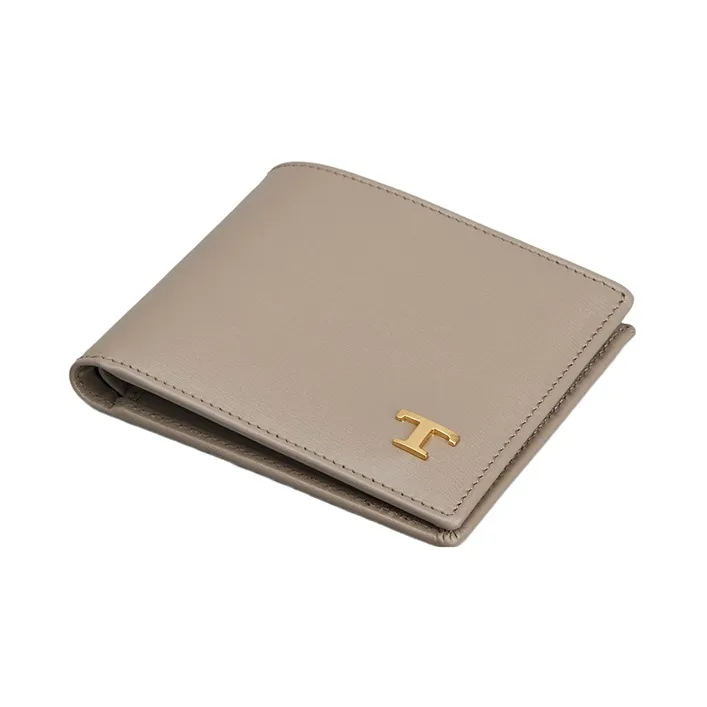 TOD'S Logo Plaque Bi-Fold Wallet-2