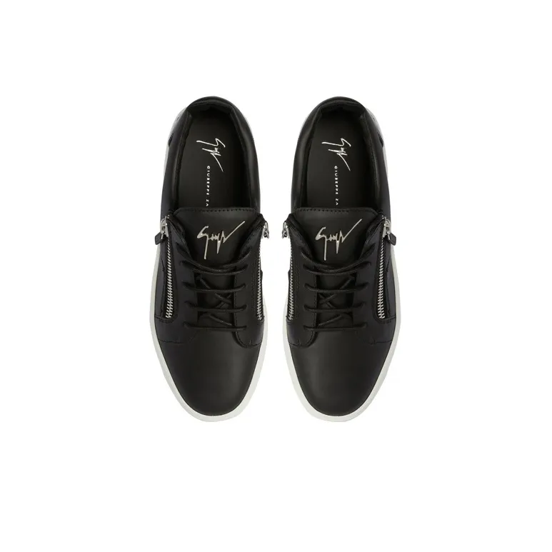 giuseppe zanotti Frankie Leather Low-top Sneakers-4