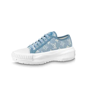 LOUIS VUITTON Squad Sneakers 'Blue Monogram' Women's