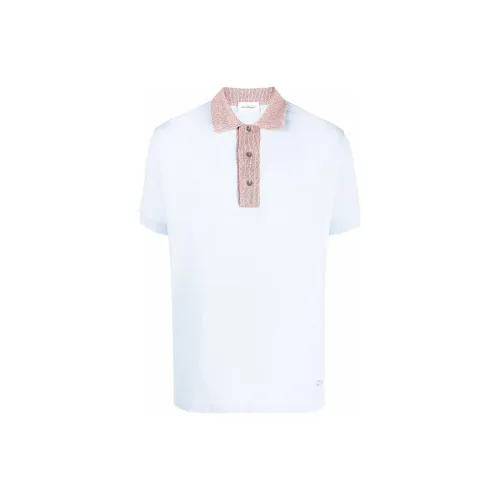 Ferragamo Polo Shirts Men Cornflower Blue