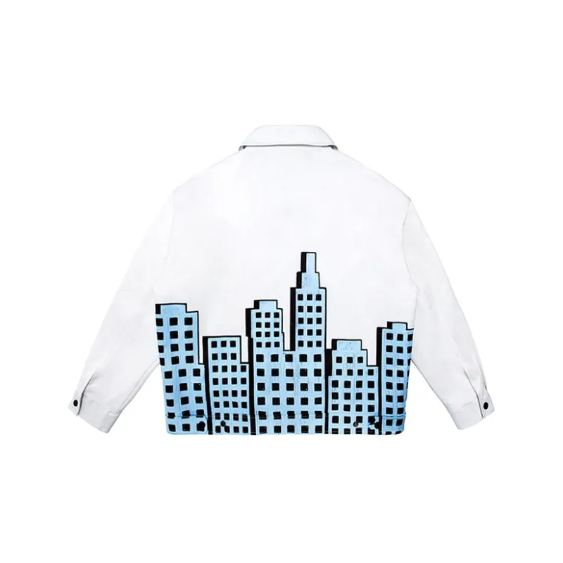 EMPTY REFERENCE Jackets Coats Unisex White-1