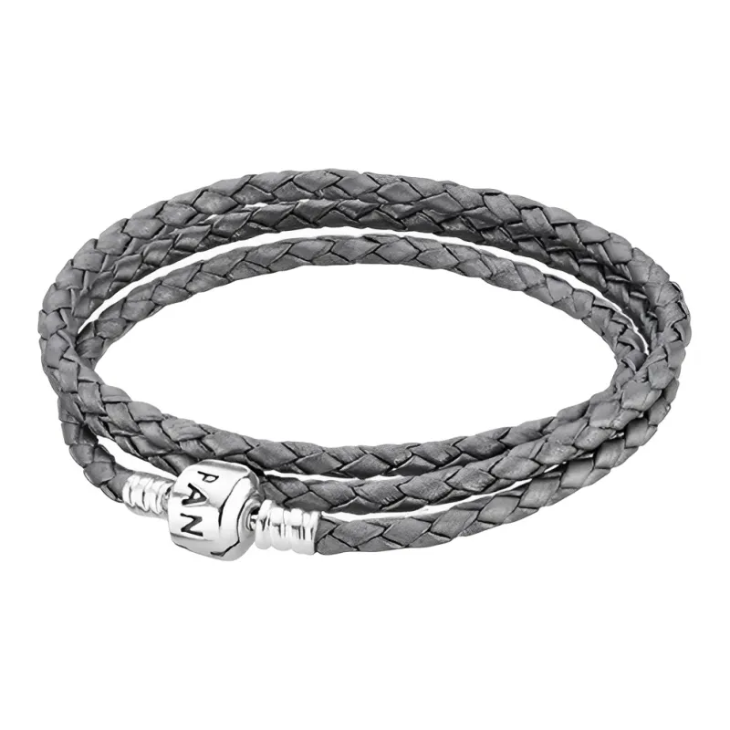 Pandora Bracelets Unisex Gray-0