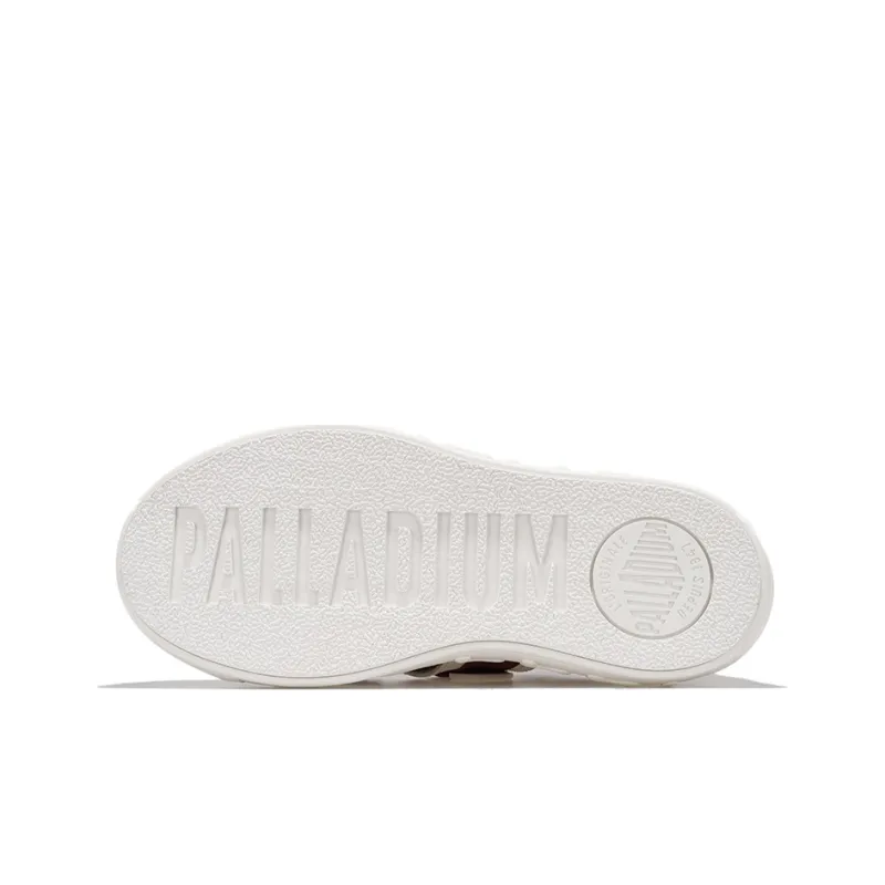 Palladium Skate Pallanote Low Top Skateboard Shoes Men's White Burgundy-4