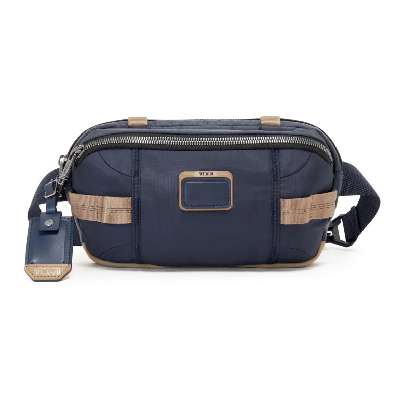 TUMI Alpha Bravo Nylon Crossbody Bag, Shoulder Bag Women's Dark Blue-0