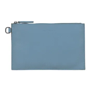 LONGCHAMP Roseau Essential Cow Leather Clutch Women's Blue