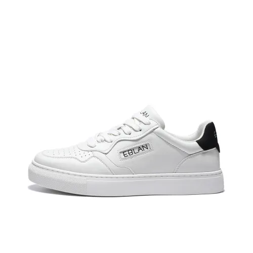 EBLAN Skateboard Shoes Men Low-Top White