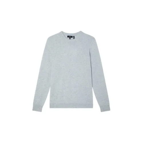 THEORY Cashmere Sweaters Men Gray