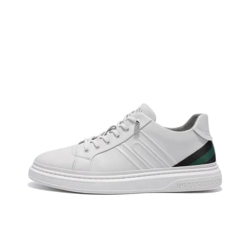 EBLAN Skateboard Shoes Men Low-Top White