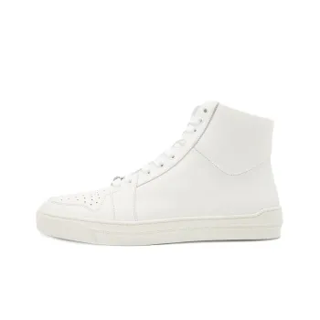 VERSACE High Top Stylish Skateboarding Shoes Men's White