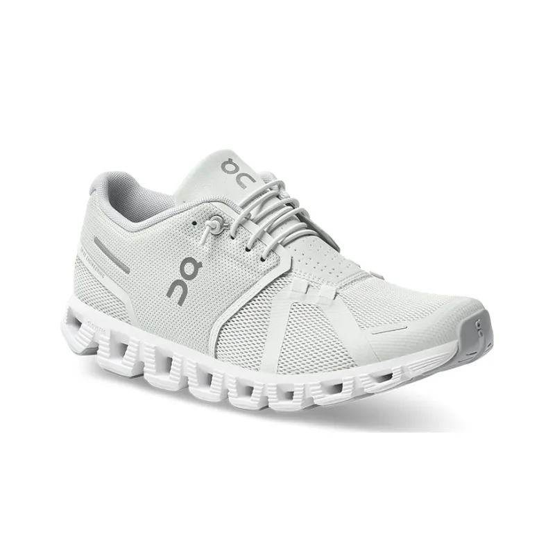 On Running Cloud 5 Ice White Women's-2