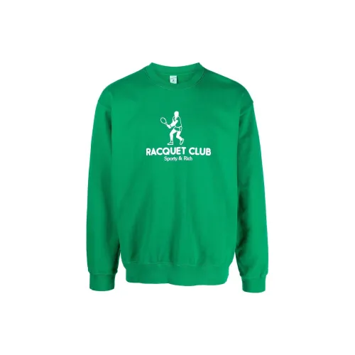 SPORTY & RICH Sweatshirts Men Grass Green