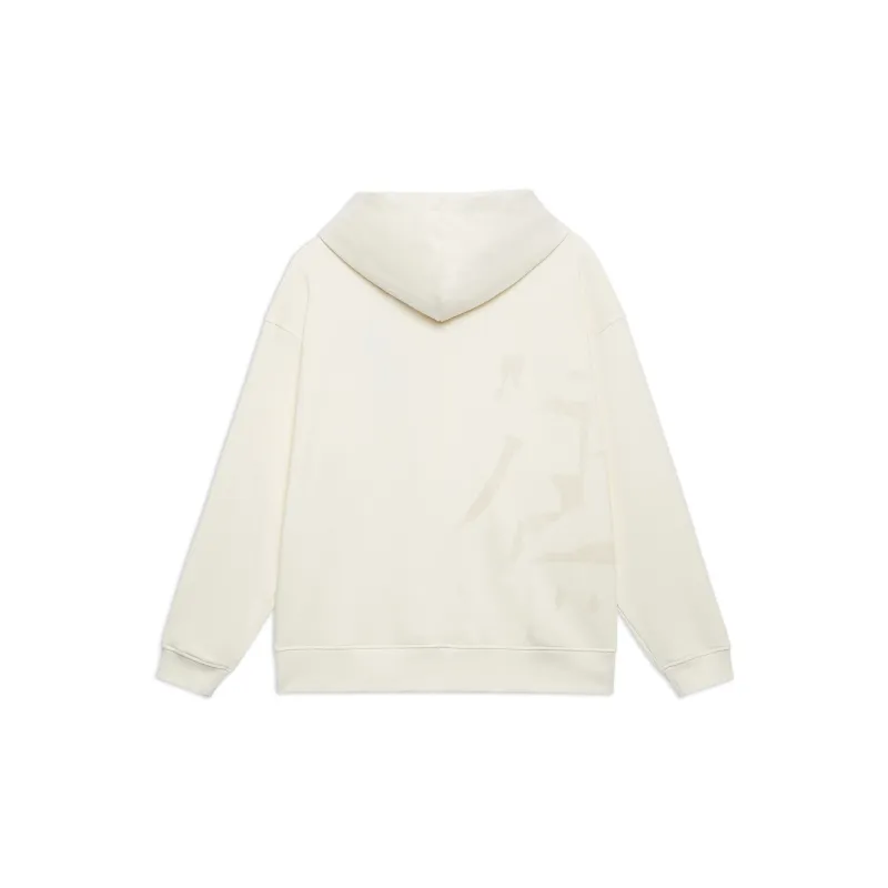 LiNing Sweatshirts Unisex Papyrus White-1