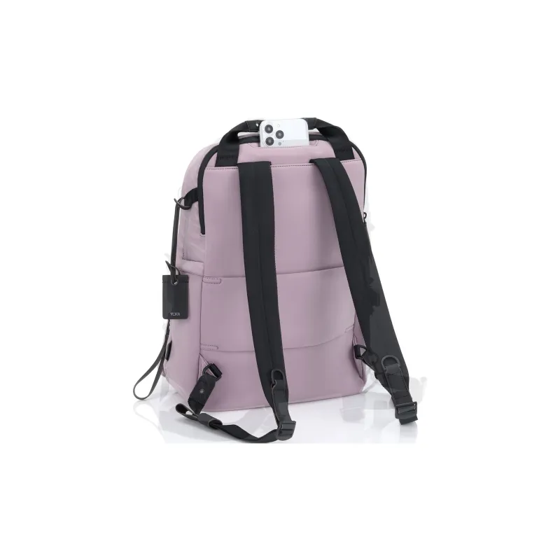 TUMI Fabric Backpack Regular Women's Light Purple & Gray-2