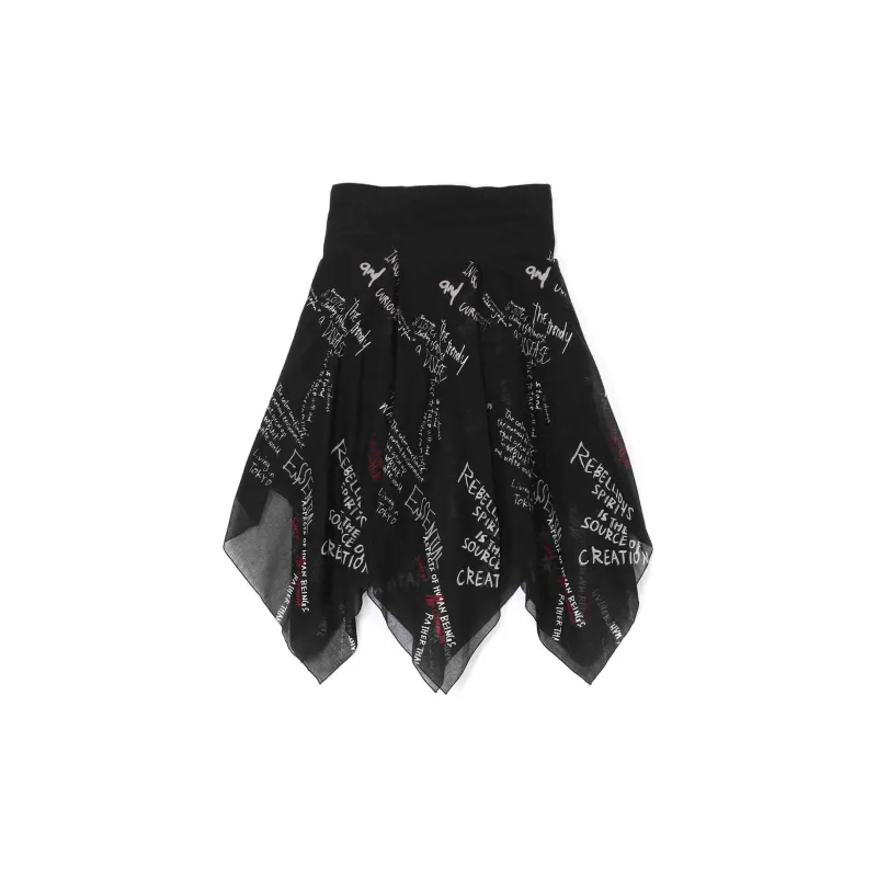 Yohji Yamamoto Casual Long Skirts Women's Black-1