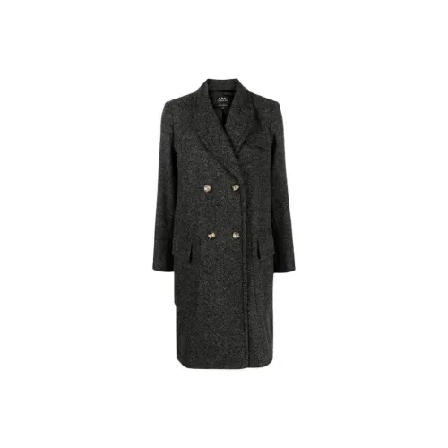 A.P.C Coats Women's Gray