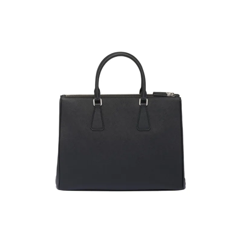 PRADA Galleria Killer Bag Leather Shoulder Bag Crossbody Bag Handbag Men's Black-2