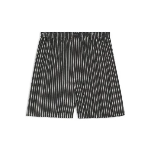 Balenciaga Casual Shorts Men Black