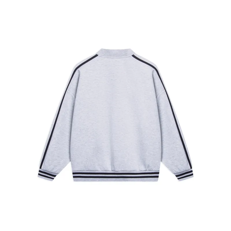 LiNing Sports Life Collection Jacket Unisex Heather Gray-1