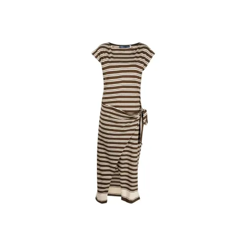 Polo Ralph Lauren Short-Sleeved Dresses Women's Brown