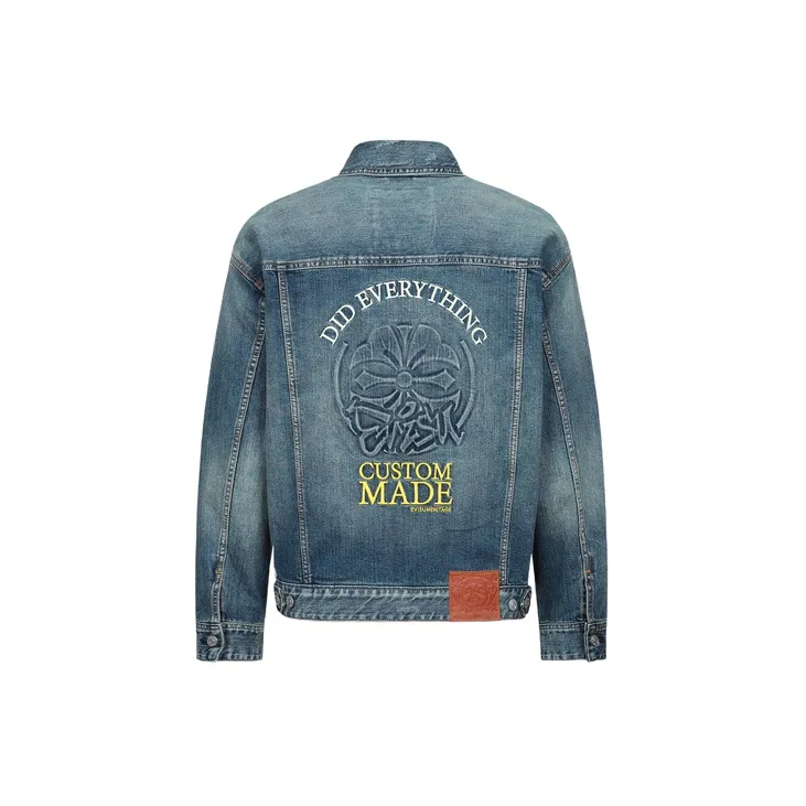 EVISU Denim Jacket Men's Denim Blue-1